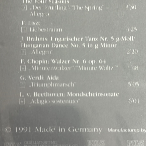 Vienna Master Series Digital Classic “The Sampler”Mozart, Beethoven & more - Picture 4 of 11